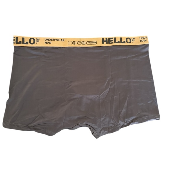 NWT 6 Pack Men’s BoxerBriefs 2 dark gray 2 green 1 black and 1 light grey L B74 - Picture 2 of 5